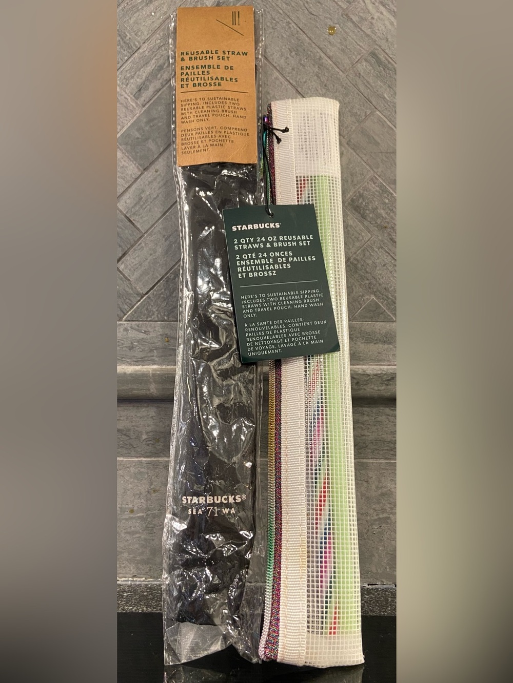 Starbucks Limited Edition Straw Sets 2ct